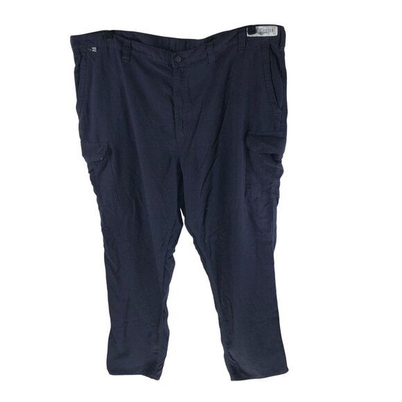 Carhartt Mens CAT2 FR Flame Resistant 344-20 Navy Blue Cargo Pants 48x34 - Picture 1 of 4